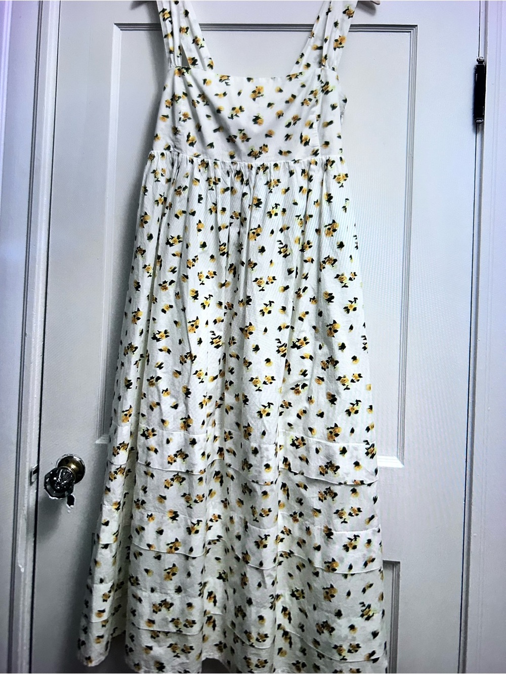 J Crew Yellow Rose Sundress